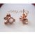 Rose Gold Rabbit Earrings