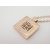 Square Stone Pendant Necklace