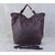 Lamb skin leather large hobo shoulder bag