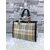 Horse check original leather chain tote bag