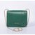 Dark Green Leather Serpenti Snake Closure Bag