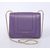 Purple Leather Serpenti Snake Closure Bag