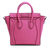 Nano Fluorescence Pink Nano Top Handle Luggage Tote Bag