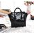 Luggage Nano Tote PM Black Patent Leather