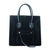 Luggage Phantom Black Suede Leather