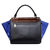 Small Trapeze Bag Calf Hair Brown/Blue/Black