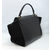 Small Trapeze Bag Crinkle Patent Black