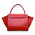 Small Trapeze Bag Red Suede