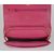 Fuchsia leather flap bag