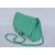 Green Lamb Leather Flap Bag