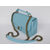 Light Blue Caviar Leather Flap Bag