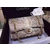 real python leather flap bag