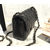 Original leather flap shoulder bag