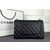 Original caviar leather jumbo flap bag with silver chain