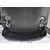 Original black leather camellia charm flap bag