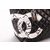 Black Lamb Skin Leather Snake Skin Leather Logo Handle Bag