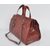 Dark red caviar leather handle bag