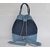 Washing denim bucket backpack