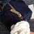 Denim handle bag