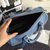 Denim handle bag