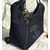 Denim hobo chain shoulder bag