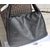 Black leather hobo bag