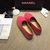 hot pink leather espadrilles loafers