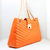 Orange Lamb Leather chain bag