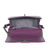 Purple Velvet Should Chain Flap Bag