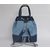 Washing denim bucket backpack