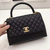 Original caviar leather flap bag 25 cm