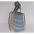 Denim shopping tote bag