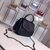 calfskin leather chain strap flap bag