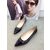 patent leather rivets pointed head flats