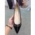 patent leather rivets pointed head flats