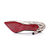 Snake pattern leather pointed head pump