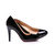 Patent leather pump