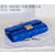 Metallic leather metal chain clutch