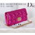 Metallic leather metal chain clutch