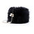 Fur shoulder bag