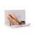 Beige quilting leather bow-tie peep toe pump