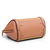 Heroine beige leather rivets handle bag