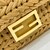 raffia Baguette bag
