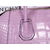 Purple croco leather antigona handle bag