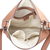 Beige Leather Messenger Bag