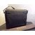 Black fabric messenger bag