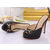 fabric platform pump slippers