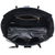 black leather handle bag