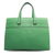 Apple Green Real Cowhide Leather Handle Bag