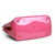 Pink Real Pattern Leather Handle Bag